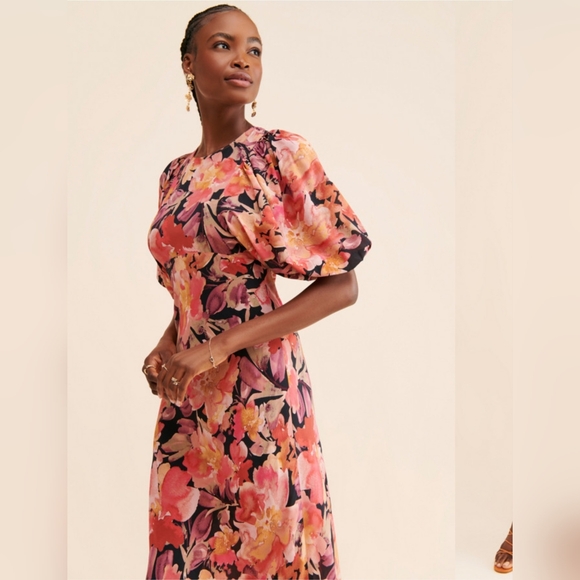 Anthropologie Kachel Eloise Floral Maxi Dress - Picture 4 of 12